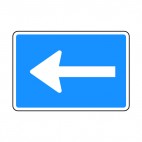 Left direction sign , decals stickers
