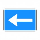 Left direction sign , decals stickers