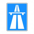 Highway sign, decals stickers