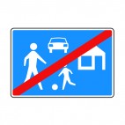 End of residential area sign, decals stickers