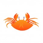 Crab with big eyes, decals stickers