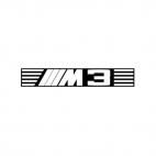 BMW M3, decals stickers