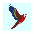 Flying perrot, decals stickers