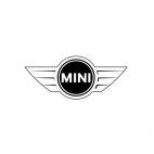 BMW mini, decals stickers