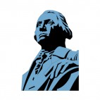United States George Washington statue, decals stickers