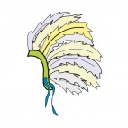 Native American Headdress, decals stickers