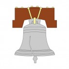 United States Liberty Bell, decals stickers