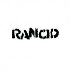 Rancid punk, decals stickers