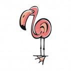 Flamingo, decals stickers