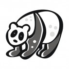 Panda, decals stickers