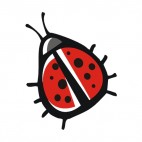 Ladybug, decals stickers